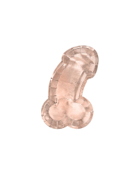 Plates Same penis forever, rose gold, 26.5x15.5cm (1 pkt / 6 pc.)