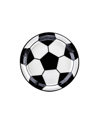 Plates Football, mix, 18cm (1 pkt / 6 pc.)