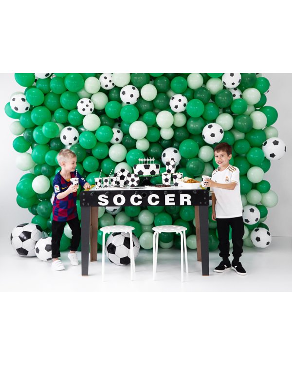 Plates Football, mix, 18cm (1 pkt / 6 pc.)