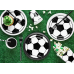 Plates Football, mix, 18cm (1 pkt / 6 pc.)