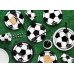 Plates Football, mix, 18cm (1 pkt / 6 pc.)