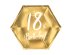 Plates 18th Birthday, gold, 20cm (1 pkt / 6 pc.)