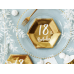 Plates 18th Birthday, gold, 20cm (1 pkt / 6 pc.)