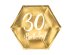 Plates 30th Birthday, gold, 20cm (1 pkt / 6 pc.)
