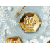Plates 30th Birthday, gold, 20cm (1 pkt / 6 pc.)