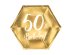 Plates 50th Birthday, gold, 20cm (1 pkt / 6 pc.)