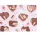 Plates Heart, rose gold, 21x19cm (1 pkt / 6 pc.)