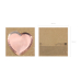 Plates Heart, rose gold, 21x19cm (1 pkt / 6 pc.)