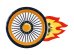 Plates Wheel, 26.5x18 cm, mix (1 pkt / 6 pc.)
