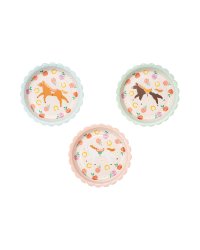 Plates Horses, 18 cm, mix (1 pkt / 6 pc.)