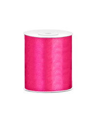 Satin Ribbon, dark pink, 100mm/25m