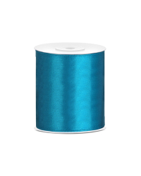 Satin Ribbon, turquoise, 100mm/25m