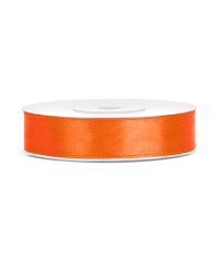 Satin Ribbon, orange, 12mm/25m (1 pc. / 25 lm)