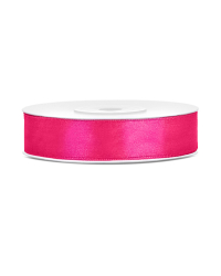 Satin Ribbon, dark pink, 12mm/25m (1 pc. / 25 lm)
