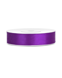 Satin Ribbon, purple, 12mm/25m (1 pc. / 25 lm)