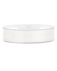 Satin Ribbon, light cream, 12mm/25m (1 pc. / 25 lm)