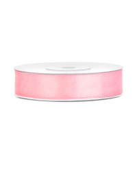 Satin Ribbon, light pink, 12mm/25m (1 pc. / 25 lm)