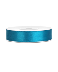 Satin Ribbon, turquoise, 12mm/25m (1 pc. / 25 lm)