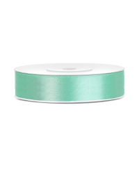 Satin Ribbon, mint, 12mm/25m (1 pc. / 25 lm)
