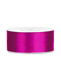 Satin Ribbon, fuchsia, 25mm/25m (1 pc. / 25 lm)