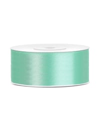 Satin Ribbon, mint, 25mm/25m (1 pc. / 25 lm)