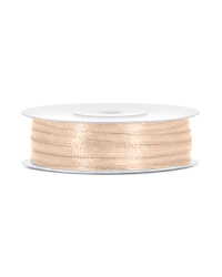 Satin Ribbon, cream, 3mm/50m