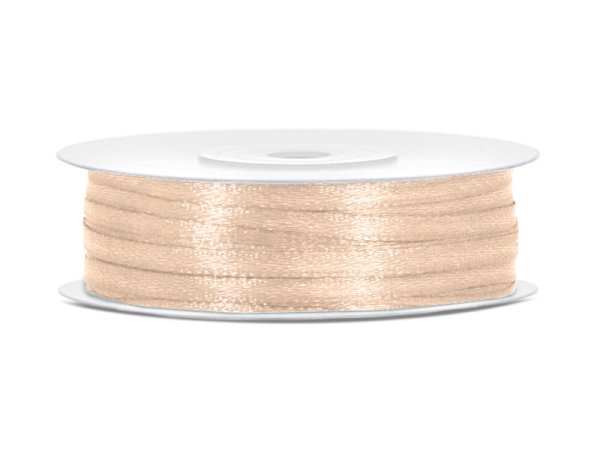 Satin Ribbon, cream, 3mm/50m