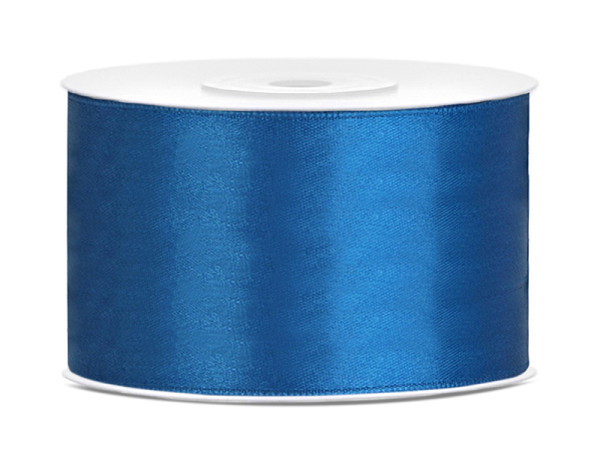 Satin Ribbon, blue, 38mm/25m