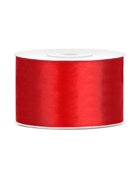 Satin Ribbon, red, 38mm/25m
