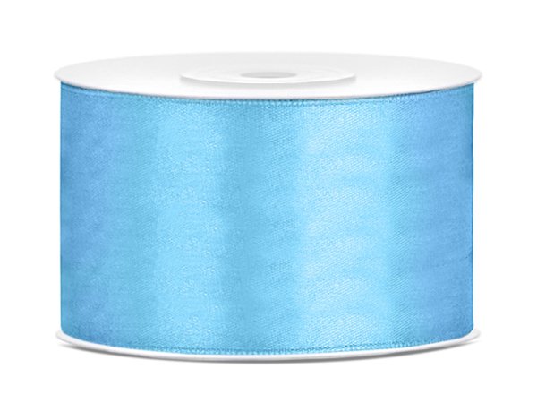 Satin Ribbon, sky-blue, 38mm/25m
