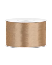 Satin Ribbon, light gold, 38mm/25m (1 pc. / 25 lm)