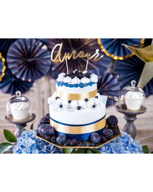 Satin Ribbon, royal blue, 38mm/25m
