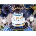 Satin Ribbon, royal blue, 38mm/25m