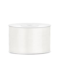 Satin Ribbon, light cream, 38mm/25m