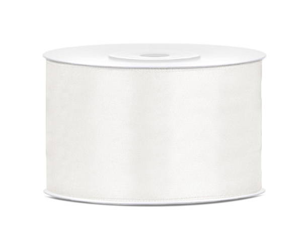 Satin Ribbon, light cream, 38mm/25m
