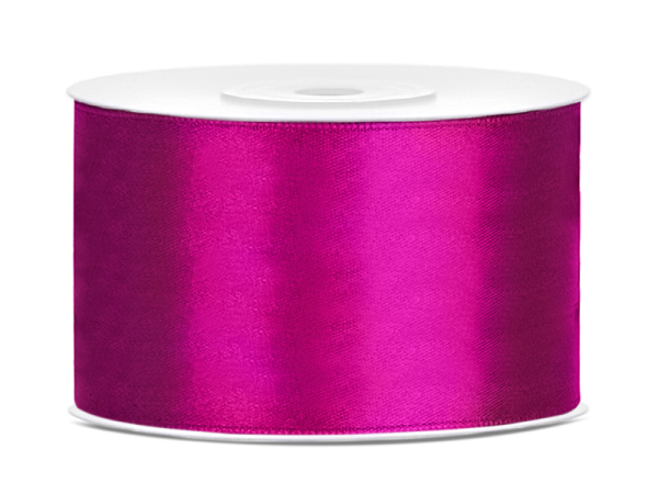 Satin Ribbon, fuchsia, 38mm/25m