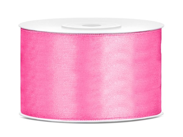 Satin Ribbon, pink, 38mm/25m (1 pc. / 25 lm)