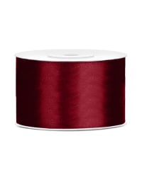 Satin Ribbon, deep red, 38mm/25m