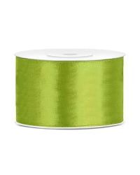 Satin Ribbon, green apple, 38mm/25m