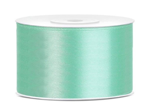 Satin Ribbon, mint, 38mm/25m