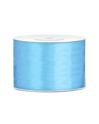 Satin Ribbon, sky-blue, 50mm/25m