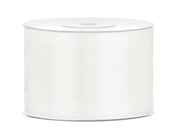 Satin Ribbon, light cream, 50mm/25m