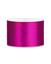 Satin Ribbon, fuchsia, 50mm/25m