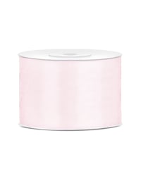 Satin Ribbon, light powder pink, 50mm/25m