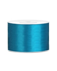 Satin Ribbon, turquoise, 50mm/25m