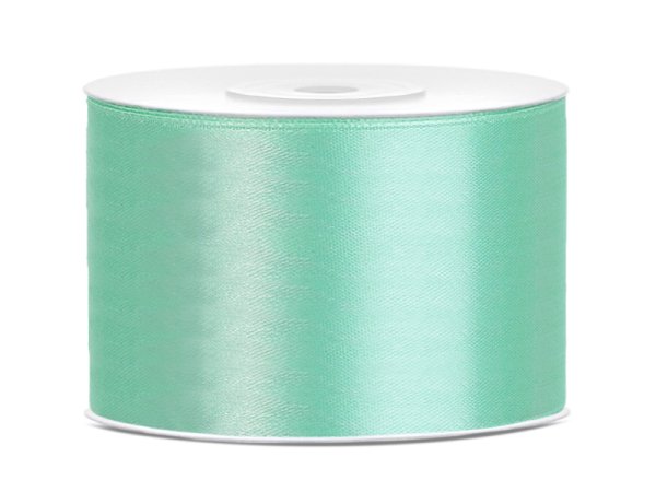 Satin Ribbon, mint, 50mm/25m