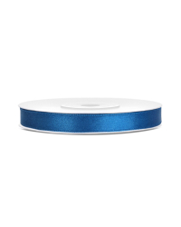 Satin Ribbon, blue, 6mm/25m