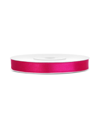Satin Ribbon, dark pink, 6mm/25m (1 pc. / 25 lm)