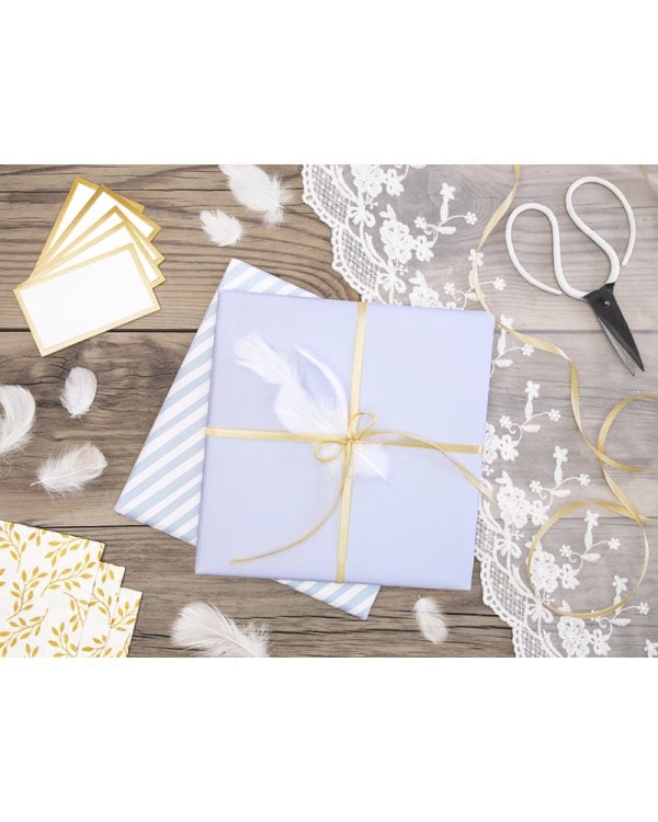 Satin Ribbon, light gold, 6mm/25m (1 pc. / 25 lm)