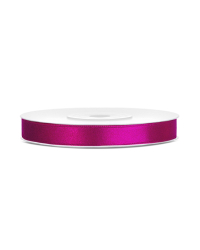 Satin Ribbon, fuchsia, 6mm/25m